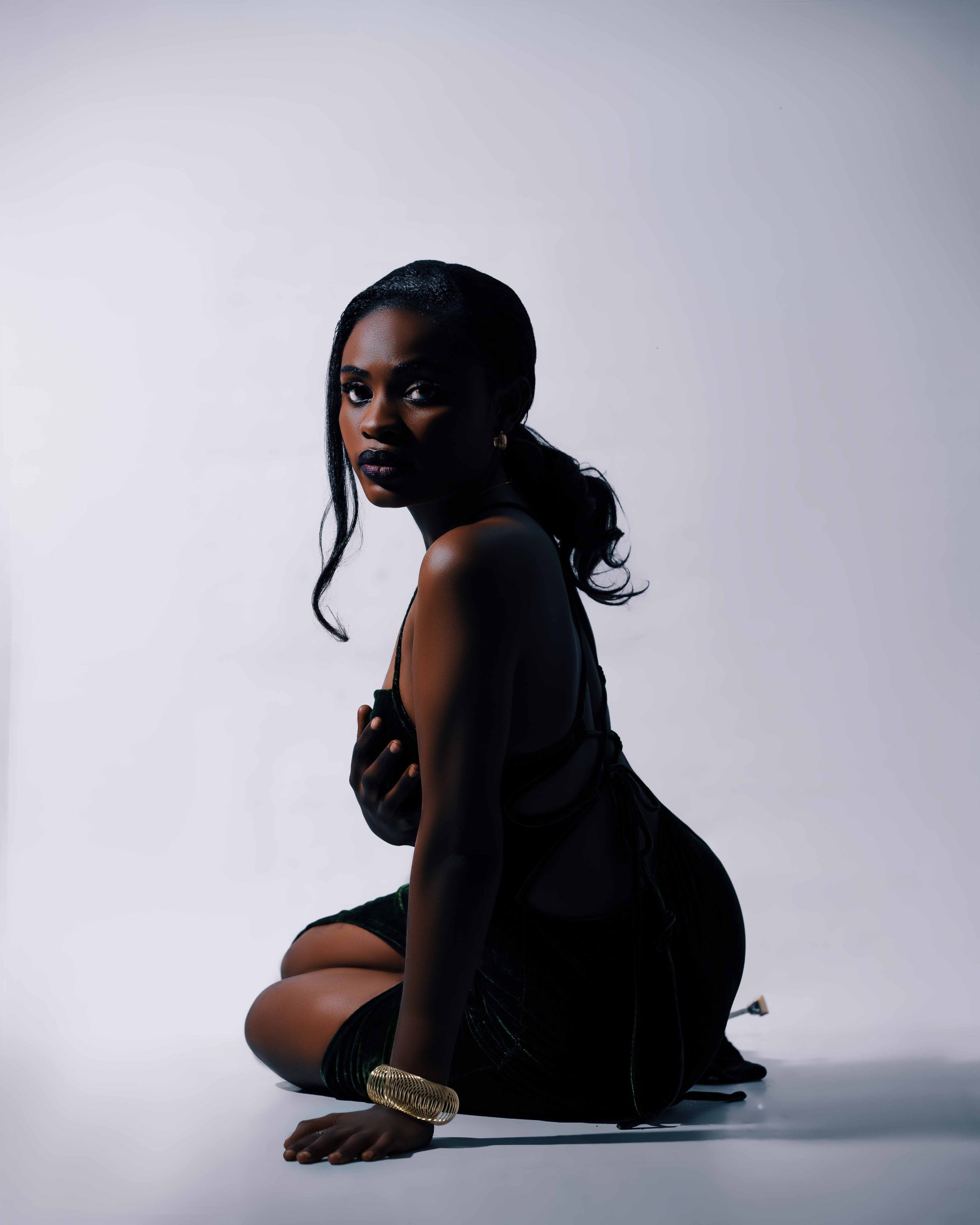 Creative studio portrait